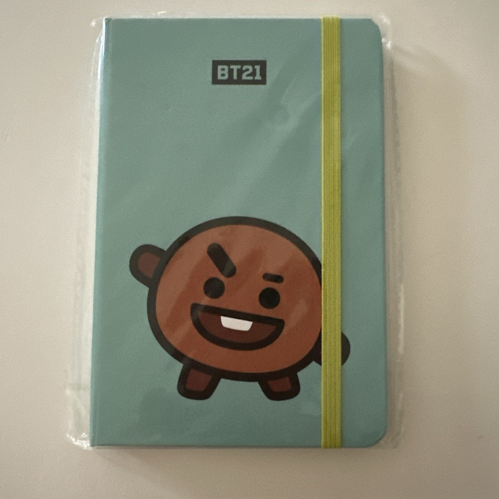 BT21 Shooky Hardcover Notebook 4x6 100 Pages $24.99 Free Shipping