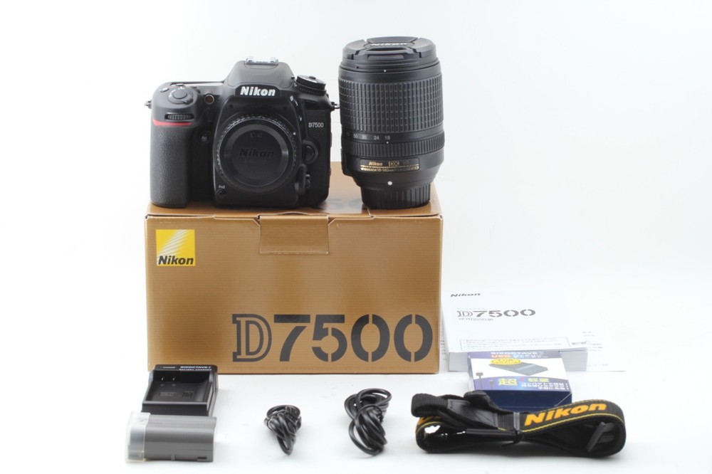 [N MINT] Shutter 5,976 Nikon D7500 Digital Camera 18-140mm Digital Camera Box