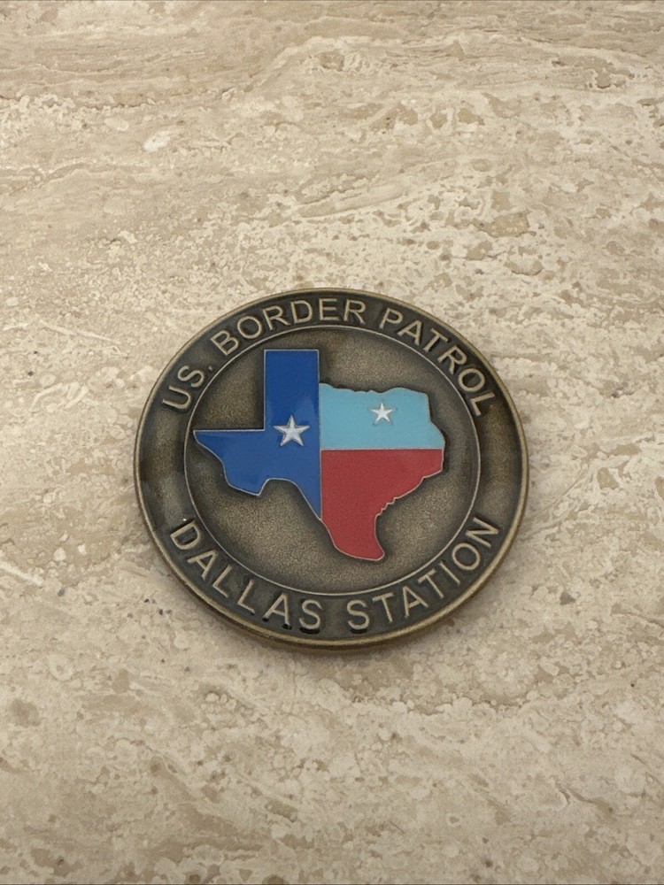 Border Patrol Challenge Coin - Dallas Station