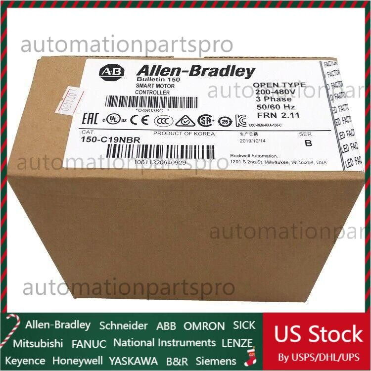 Allen Bradley 150-C19NBR SMC-3 Smart Motor Controller 150C19NBR NEW