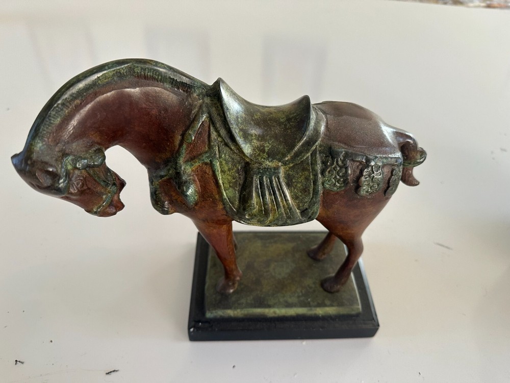 Stunning Tang Bey- Berk Brass  Horse  Sculpture From Ancient Dynasties.