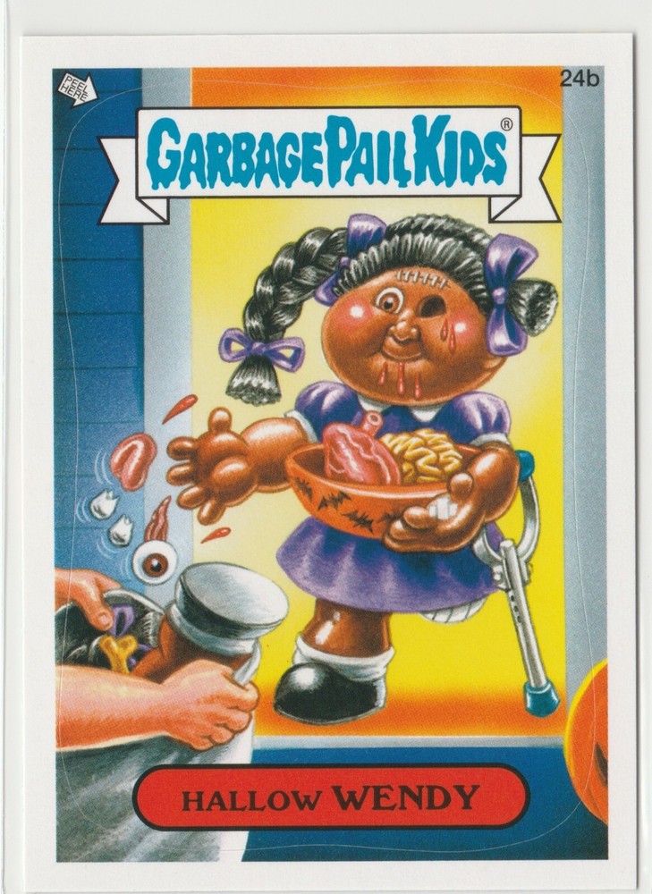 Hallow Wendy #24b Halloween Garbage Pail Kids GPK 2012 Series 1 BNS1 Brand New