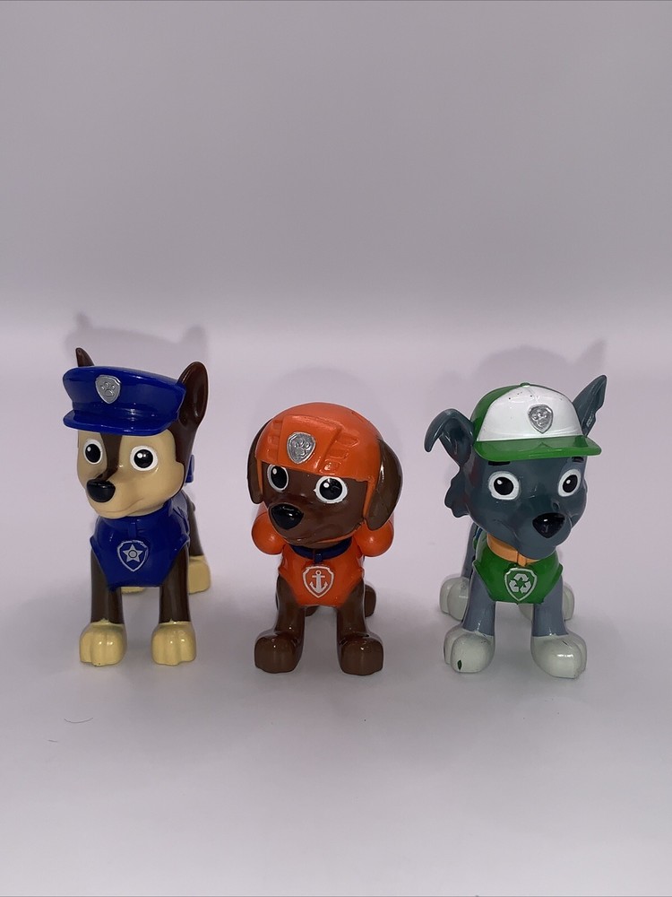 Lot Of 3 Paw Patrol Action Figures Toys