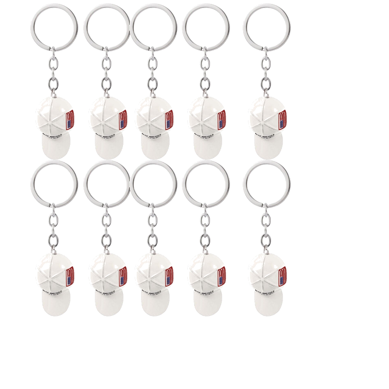 (10) MAGA Make America Great Again Hat With American Flag Keychains - TRUMP 2024