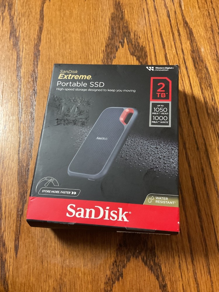 SanDisk Extreme V2 1TB USB-C Portable External SSD (SDSSDE61-1T00-G25)