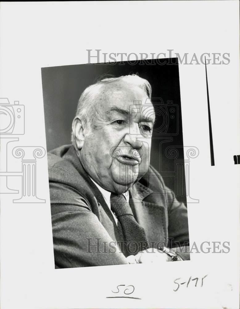 1978 Press Photo Former Senator Sam J. Ervin, Jr., democrat from North Carolina.