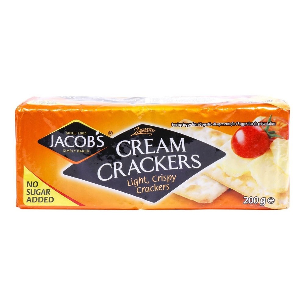 Cream Cracker No Added Sugar 200G (Pack of 6)