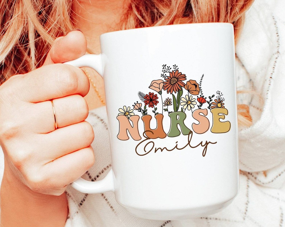 Personalized Nurse Mug Custom Rn Gift Coffee Mug Registered Nurse Gift For New N