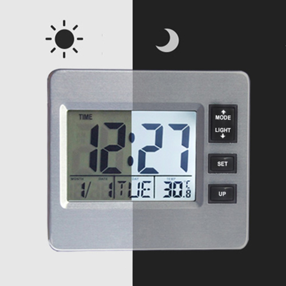 Luminous Digital Alarm Clock for Bedroom Bedside Student with Bright Display