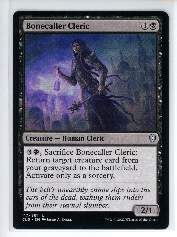 BONECALLER CLERIC Battle for Baldur's Gate #117 CLB(NM+)(MTG)