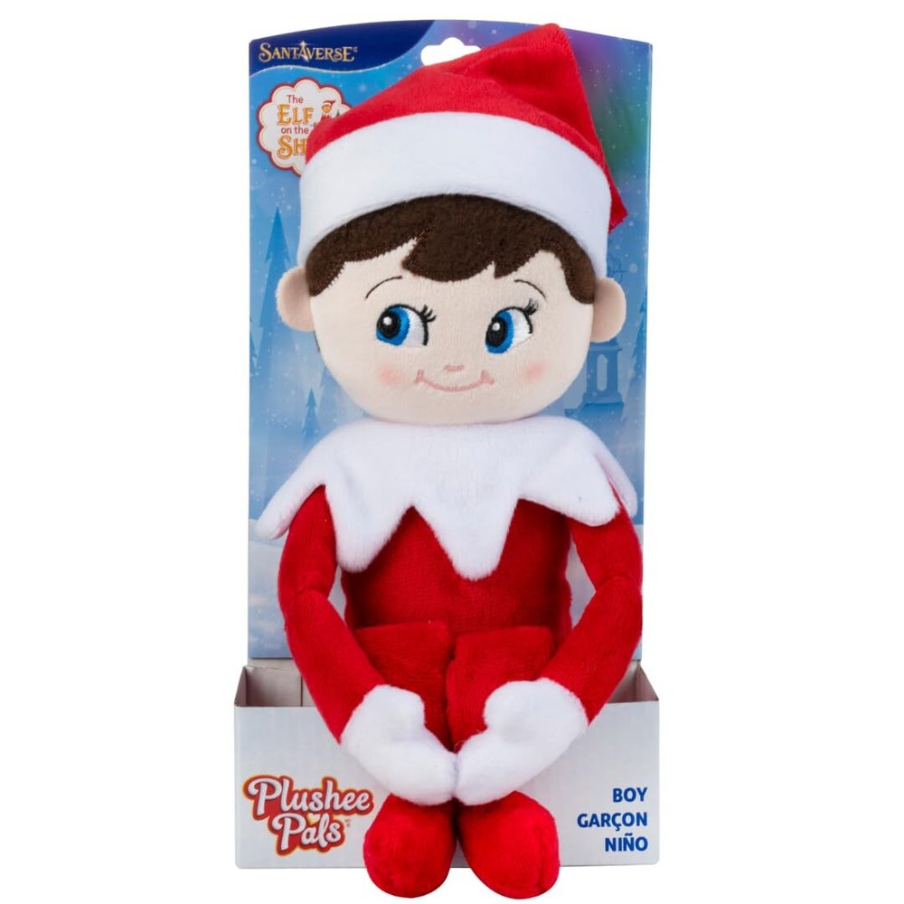 Plushee Pals - 17-inch The Elf on the Shelf Scout Elf Plush Toys Blue Eyed Bo...