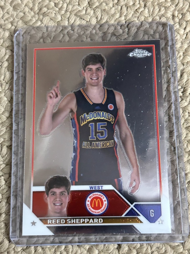 2023 Topps Chrome McDonald's base #70 Reed Sheppard