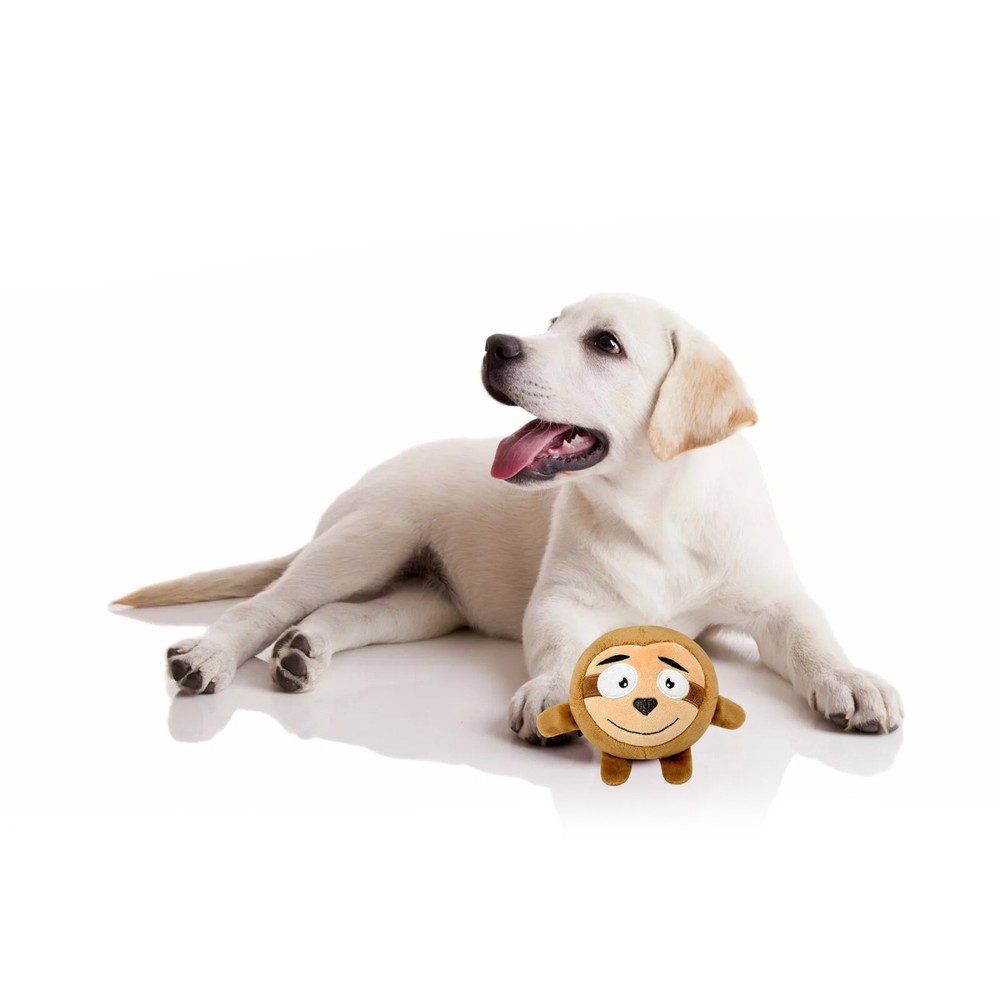 Sloth Squeaky Dog Toy Durable Plush Chew Toy for Small Large Dogs