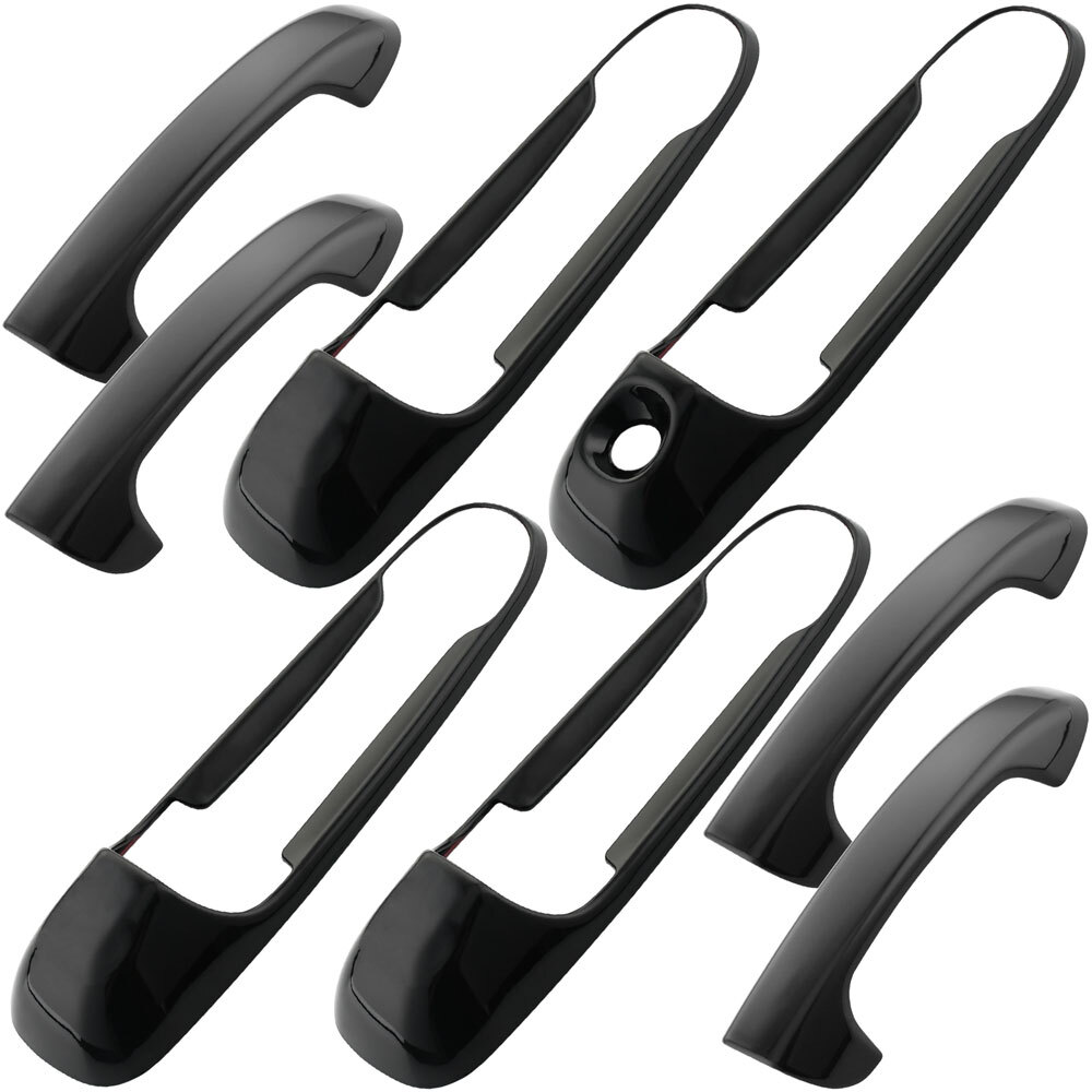 Gloss Black Door Handle Cover Trim for Dodge RAM 1500 2009-2018 H11 NJ