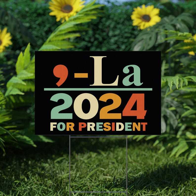 Kamala Harris 2024 Sign, 2024 Election Sign, Vote 2024, Political Voter Sign