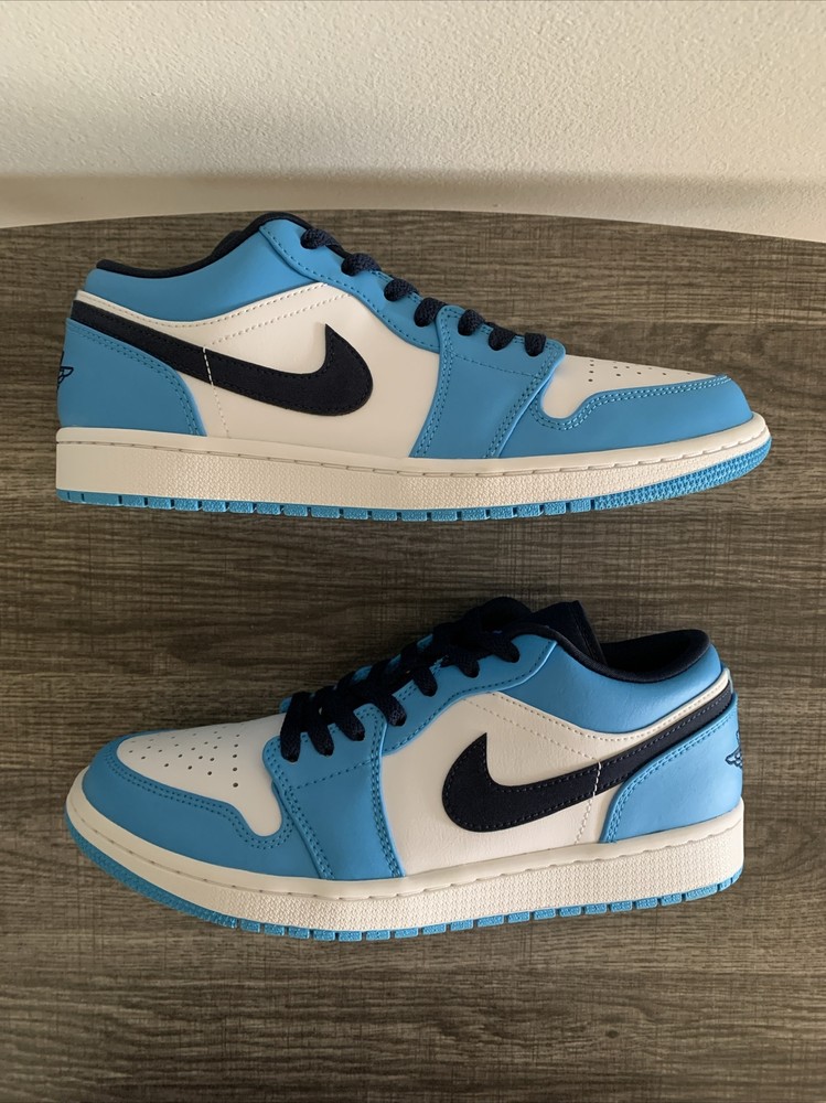 Size 9 - Nike Air Jordan 1 Retro Low UNC University Blue 2021