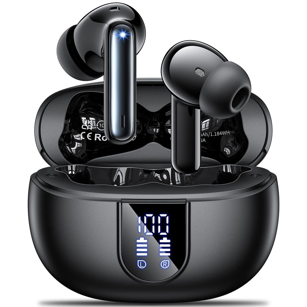 Best Earbuds, 2024 Wireless Headphones HiFi Stereo Earphones with 4 ENC Noise