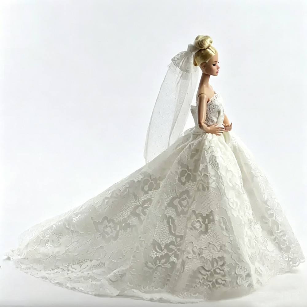 White Wedding Dress for 11.5