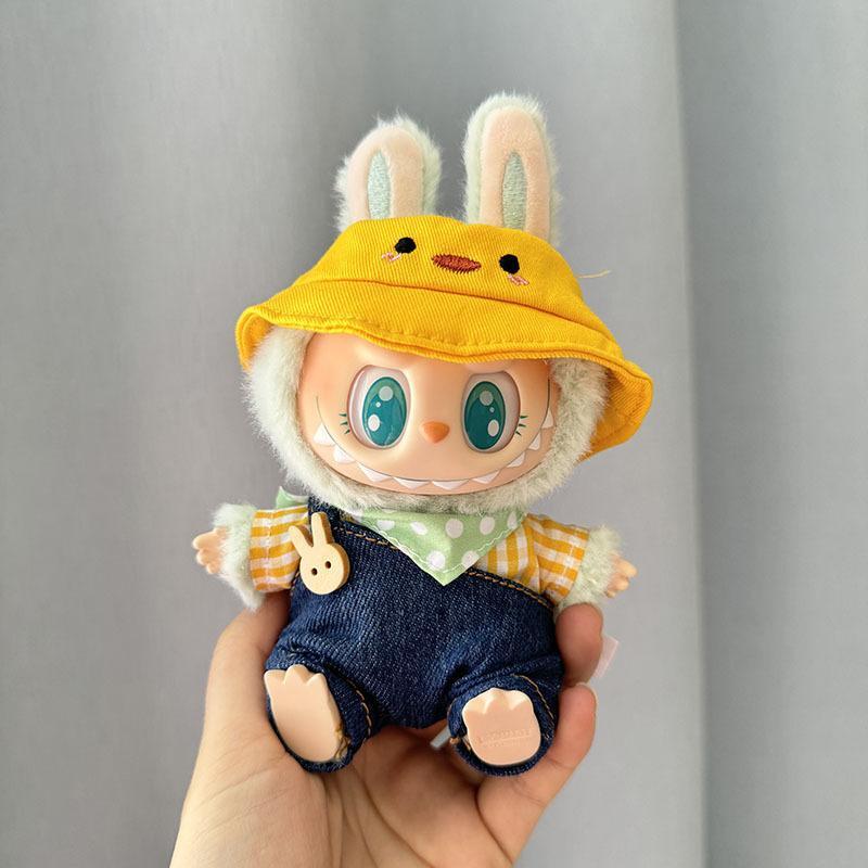 for Labubu 17cm V1 V2 Idol Dolls Clothes – Cute Hoodie Kpop Exo Party Outfit