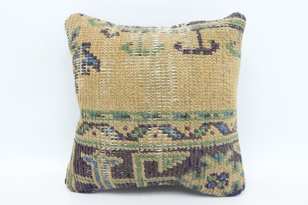 Ethnical Kilim Rug Pillow, 14