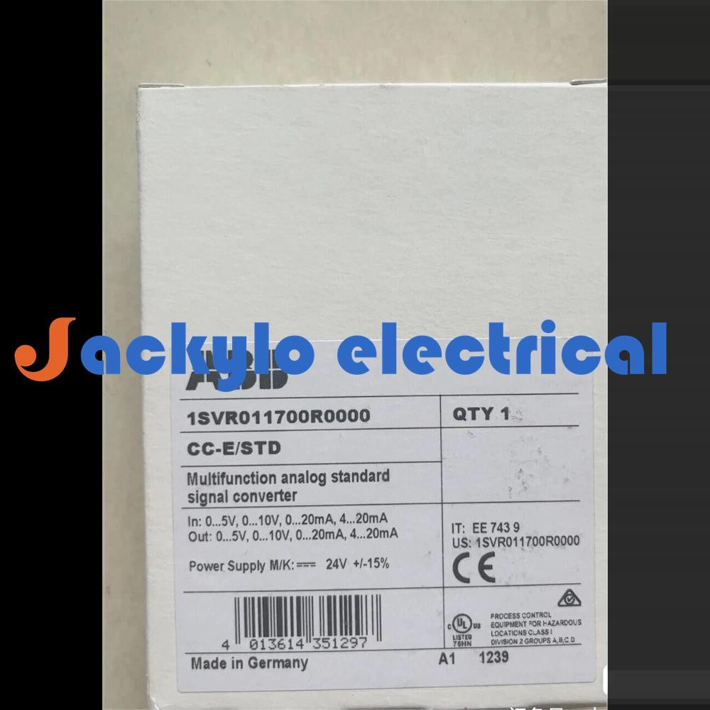 CC-E/STD ABB 1SVR011700R0000 Signal Converter Brand New in Box!Spot Goods Zy