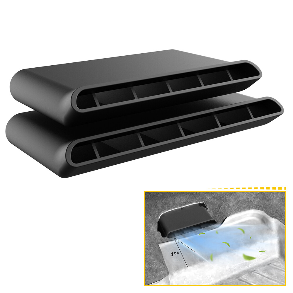 2x Fit 2014-2019 Chevy Silverado GMC Sierra Passenger&Driver Rear Air Deflectors
