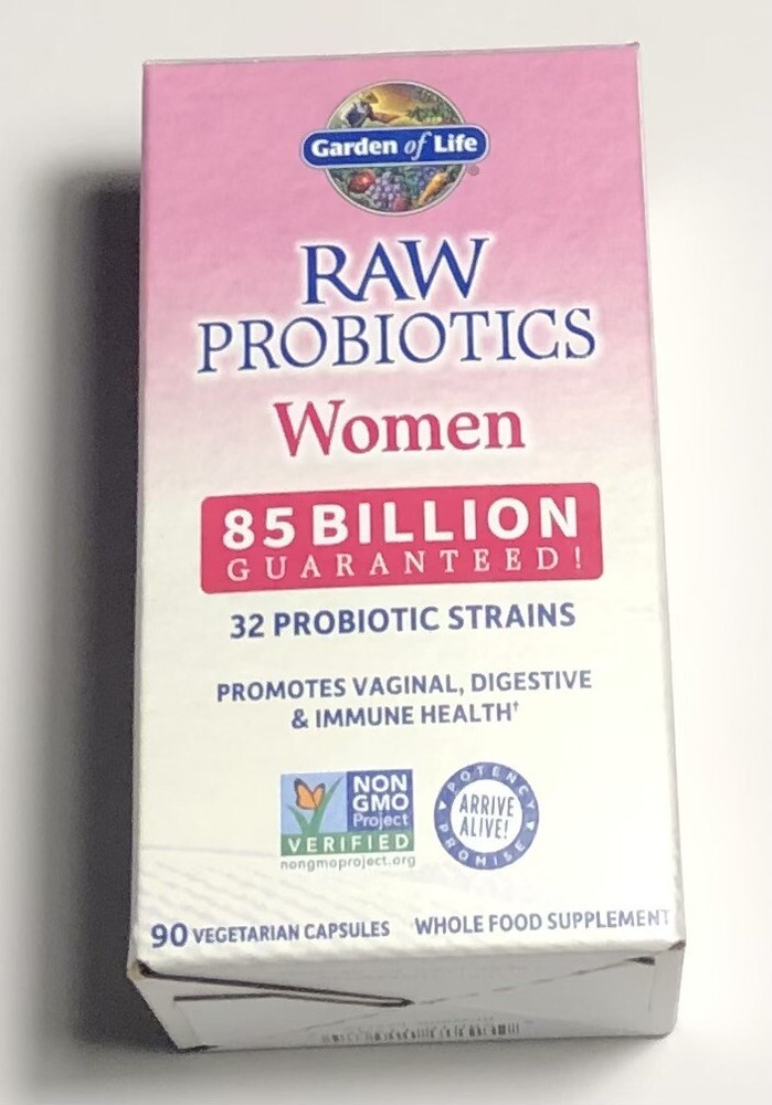Garden of Life Raw Probiotics for Women 90 Vegetarian Capsules