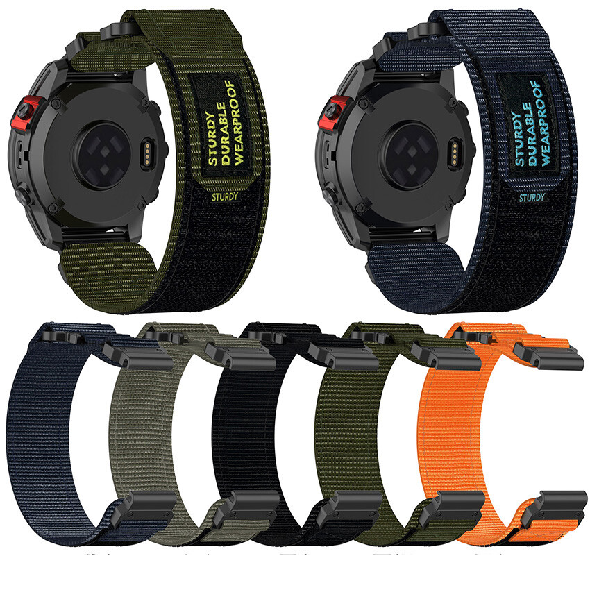20MM 22MM 26MM Nylon Watch Strap Outdoor Wristband Watch Accessories for Garmin