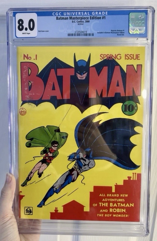 DC Comics Batman Masterpiece Edition #1 CGC 8.0 2000 Batman Robin