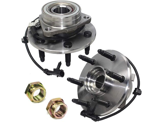 GMC Yukon Wheel Hub Assembly with Spindle Nut Kit by Detroit Axle 56473PBVP