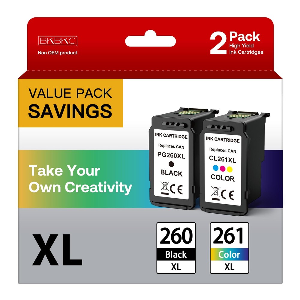 Canon PG-260 XL CL-261 XL Replacement Ink Cartridges
