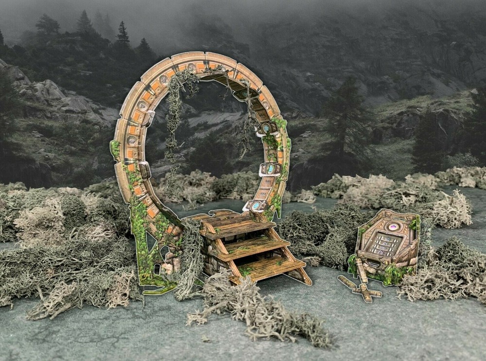 Ancient Portal Terrain - D&D Warhammer DND Battle Systems Stargate Scifi THG
