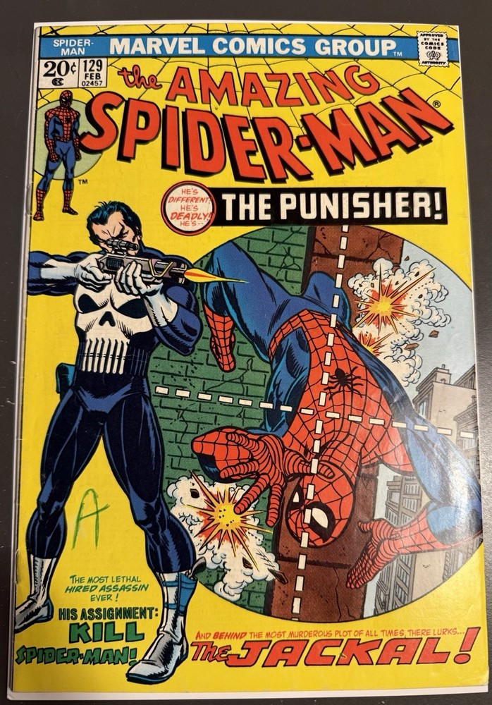 Amazing Spider-Man #129 First Punisher- High Grade! ✅🤑With Single Visual Defect