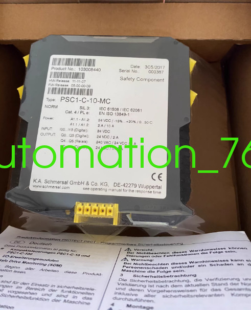 1PCS NEW SCHMERSAL PSC1-C-10-MC Safety control module shipping Via DHL or Fedex