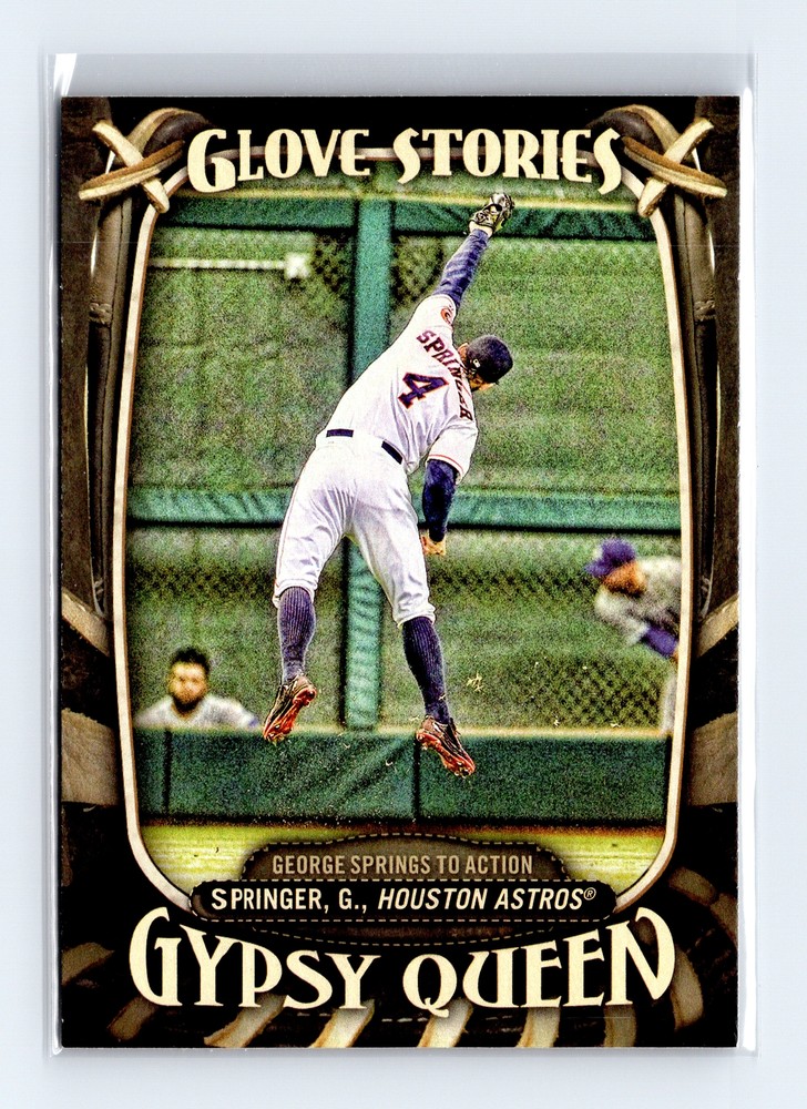 George Springer 2016 Topps Gypsy Queen Glove Stories #GS-8 Houston Astros