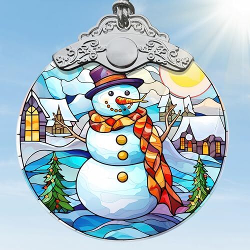 Snowman Ornament, Jocidea Snowman Christmas Ornaments, Snowman Snowman-s087