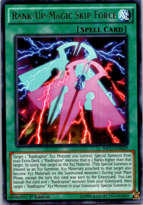 Rank-Up-Magic Skip Force MP17-EN029 1st Edition Mega-Tins Mega Pack 2017