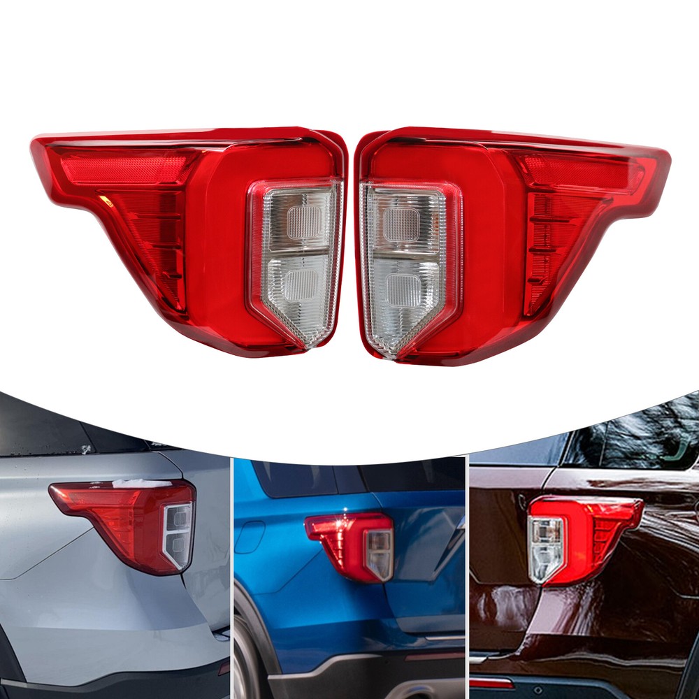 Pair For 2020 2021 2022 Ford Explorer Tail Lights Rear Tail Lamps Left+Right New