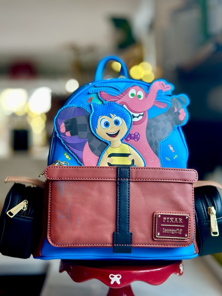 Loungefly Pixar Inside Out Bing Bong Wagon Mini Backpack NWT