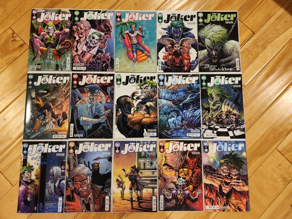 Joker (2021 DC) #1-15;  Complete 15 Issue Series. High Grade Books. All Cover A.