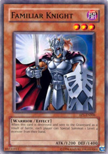 Familiar Knight EP1-EN006 Common Promo MP Yu-Gi-Oh Trading Card