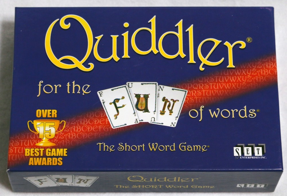 Quiddler Card Game For The Fun Of Words The Short Word Game Complete