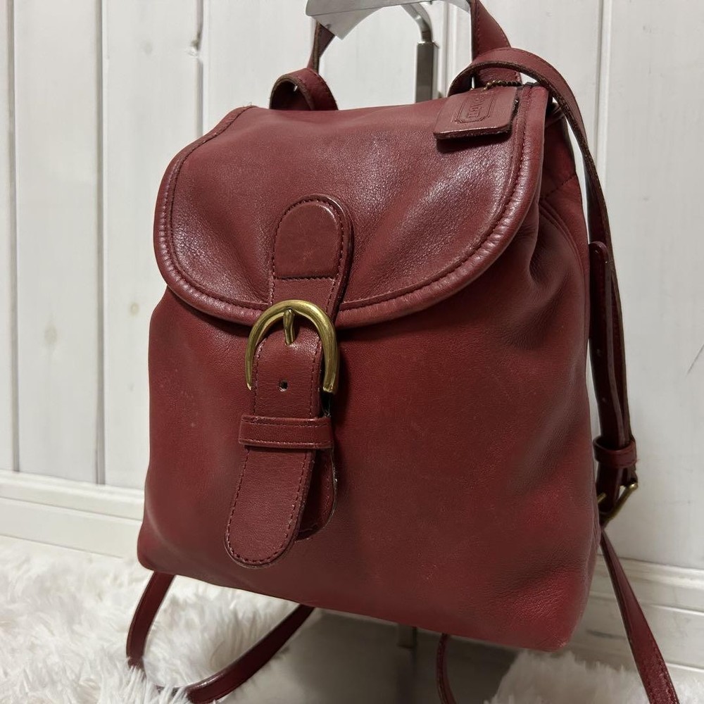 Coach Vintage Soho Red Leather Mini Backpack Authentic B-Grade