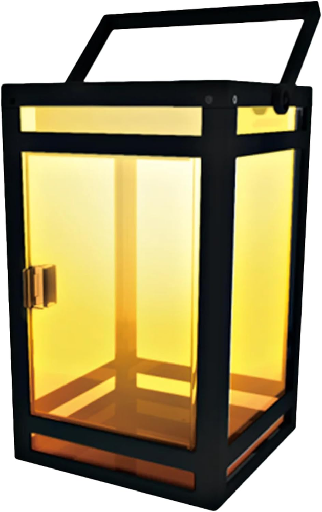 Outdoor Solar Lights Portable Lantern Dual Yellow or White Light, Waterproof IP6