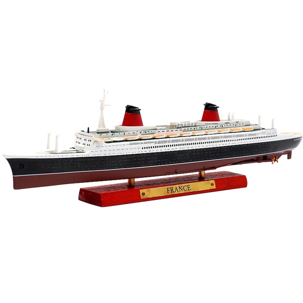 1/1250 France Cruise Ship Diecast Boat Model Cruise Souvenir Static Display