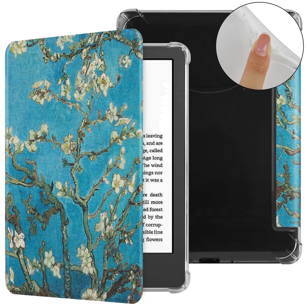 2024 Kindle Paperwhite 12th Gen 7-inch Clear Soft TPU Case Cover