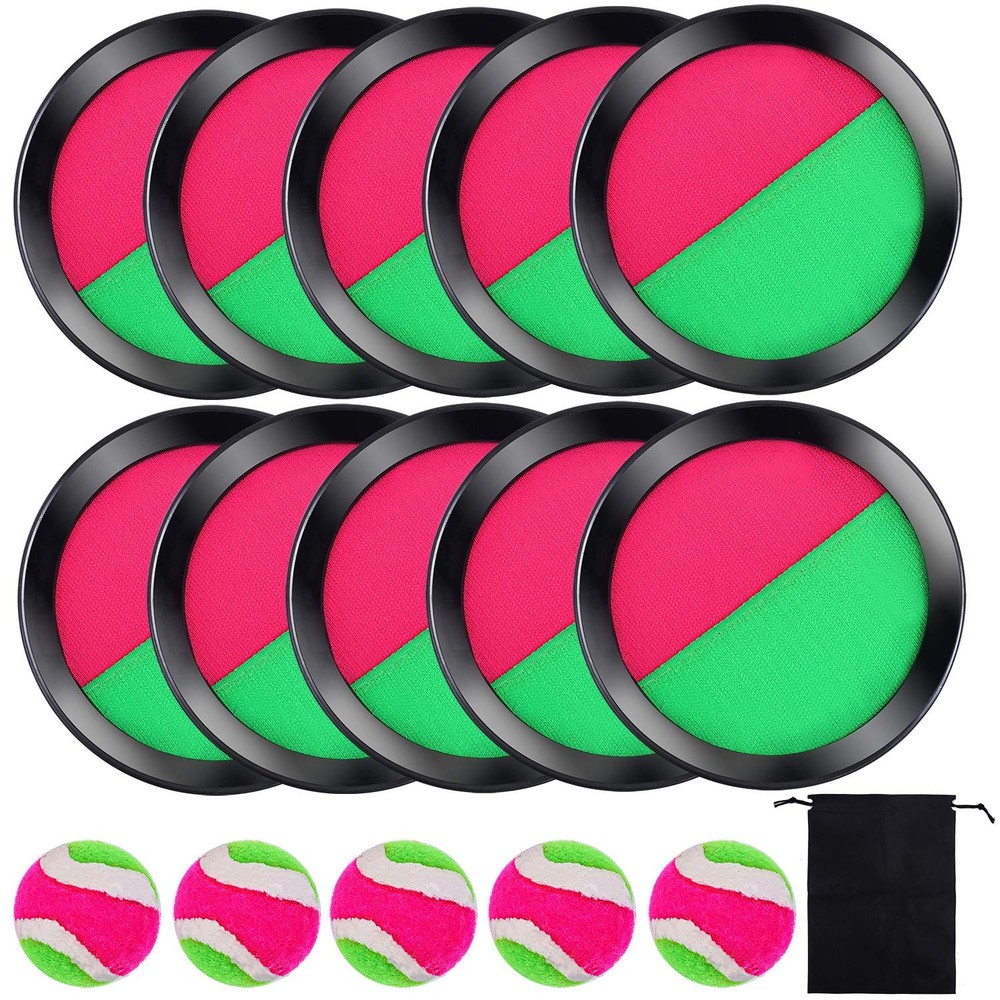 Toss and Catch Paddle Ball Game 5-Piece Set