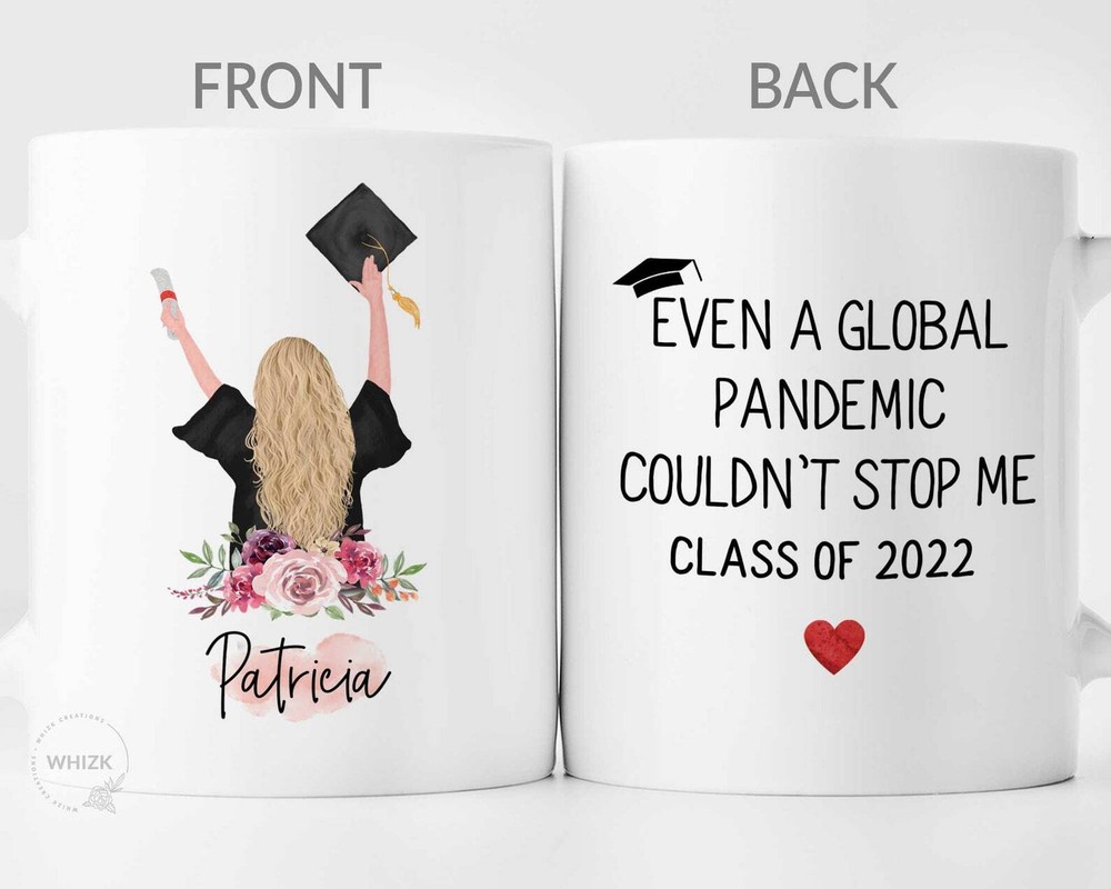 Au Graduation Gift For Her Class Of 2022 Pandemic Graduation Mug Personalized
