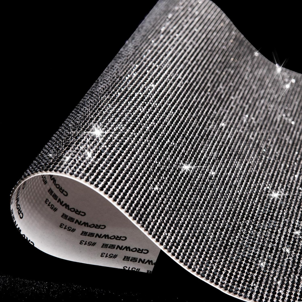 Bling Crystal Rhinestone Sheets Self Adhesive, Glitter Gem Sheet for DIY Craft,