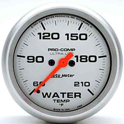 Auto Meter 4469 Ultra-Lite Water Temperature Gauge